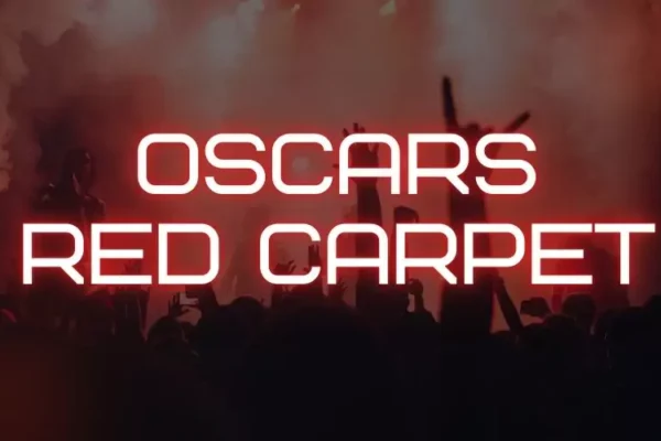 Oscars red carpet