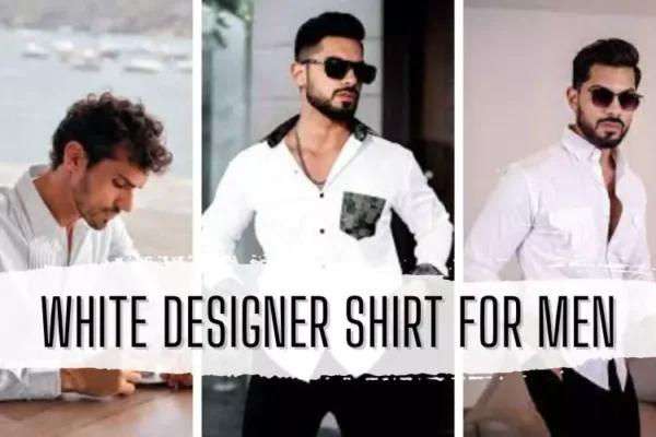 White Designer Shirt for Men