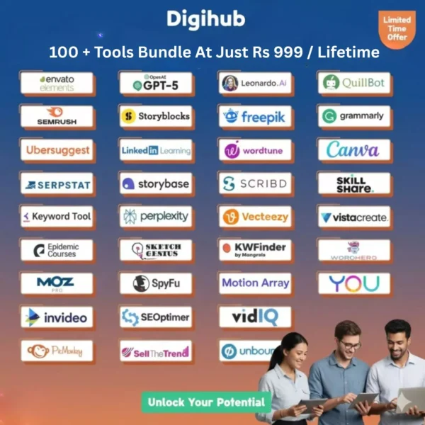 Advance 100+ Tools Bundle For Lifetime + Free Complete Digital Marketing course