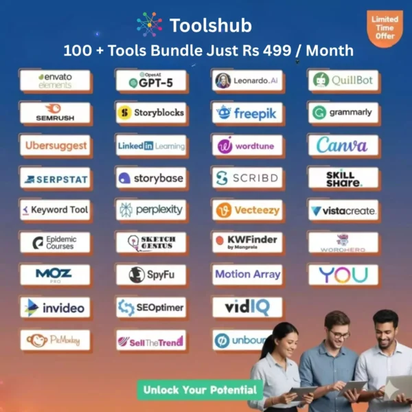 Advance 100+ Tools Bundle For Rs 499/ Month