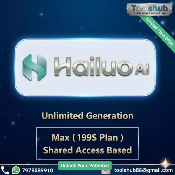 Hailuo AI ( Max Plan) — Just ₹995