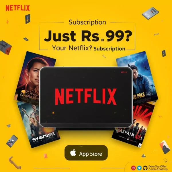 Netflix Subscription at Just ₹99 for 3 Months | Limited Time Offer